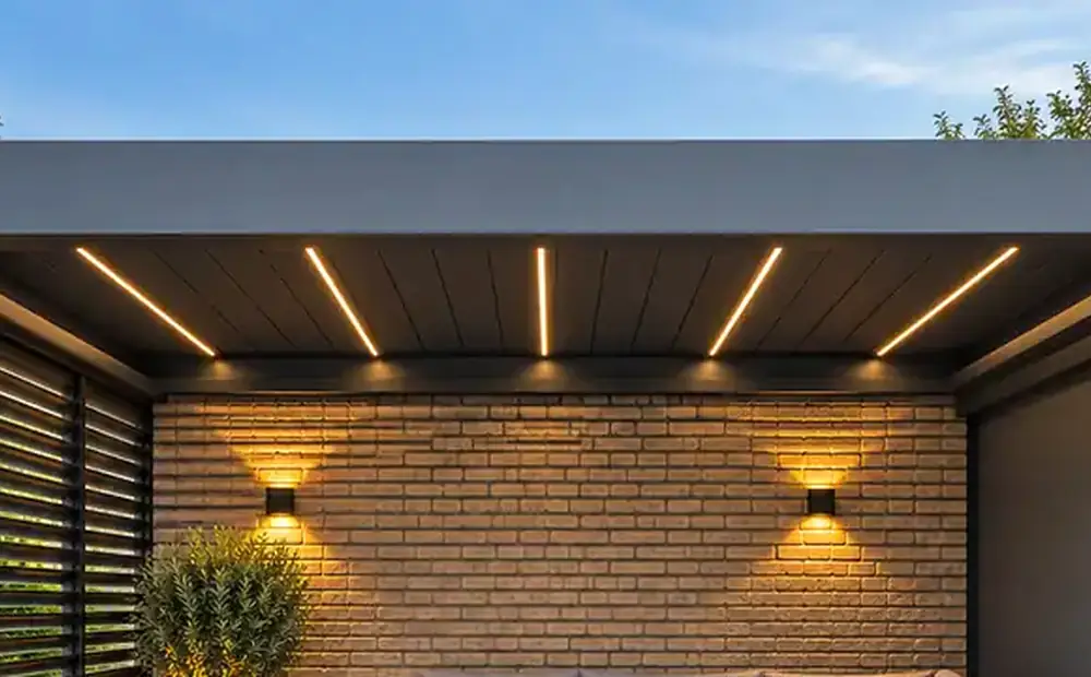 LED-Beleuchtung in der Lamelle